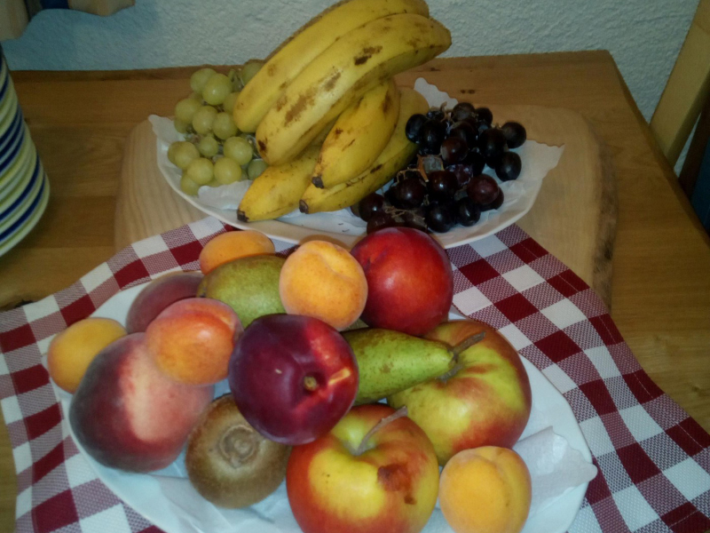 Frisches Obst zum Frühstück im Berggasthof Sonne | Berggasthof Sonne in Sonthofen